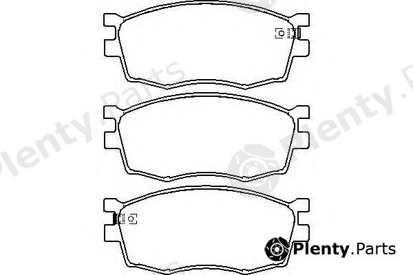  MINTEX part MDB2733 Brake Pad Set, disc brake