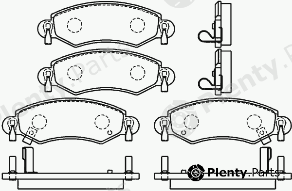  MINTEX part MDB2150 Brake Pad Set, disc brake