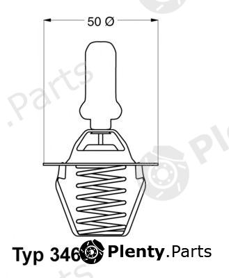  WAHLER part 3469.91D (346991D) Thermostat, coolant