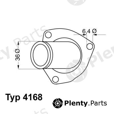  WAHLER part 4168.92D (416892D) Thermostat, coolant