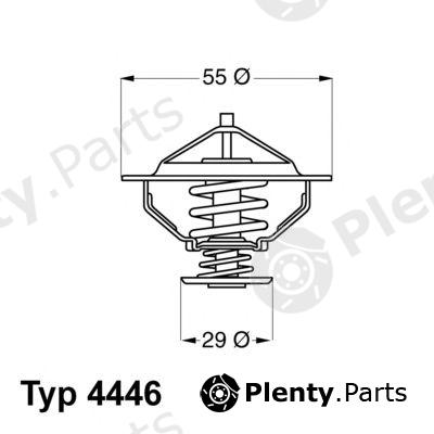  WAHLER part 4446.83D (444683D) Thermostat, coolant