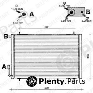  DELPHI part TSP0225199 Condenser, air conditioning