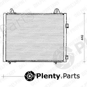  DELPHI part TSP0225222 Condenser, air conditioning