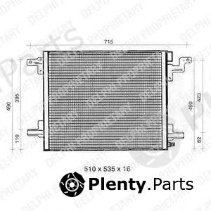  DELPHI part TSP0225326 Condenser, air conditioning