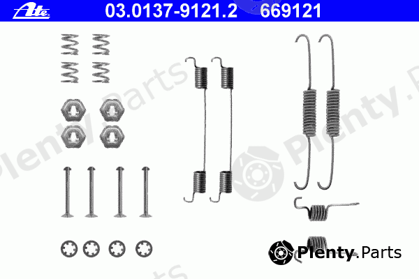  ATE part 03.0137-9121.2 (03013791212) Accessory Kit, brake shoes