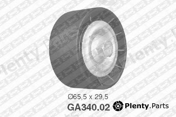  SNR part GA340.02 (GA34002) Deflection/Guide Pulley, v-ribbed belt