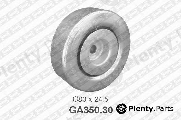  SNR part GA350.30 (GA35030) Deflection/Guide Pulley, v-ribbed belt