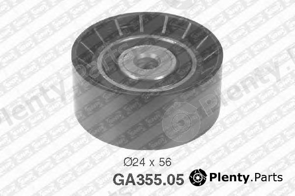  SNR part GA355.05 (GA35505) Deflection/Guide Pulley, v-ribbed belt