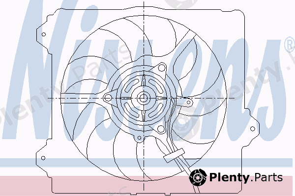  NISSENS part 85242 Fan, radiator