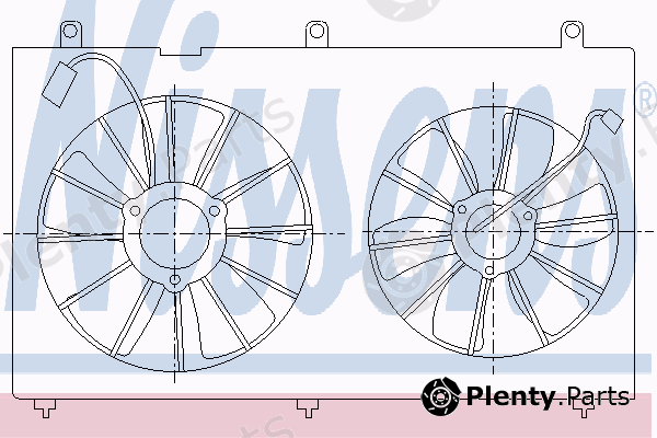  NISSENS part 85270 Fan, radiator