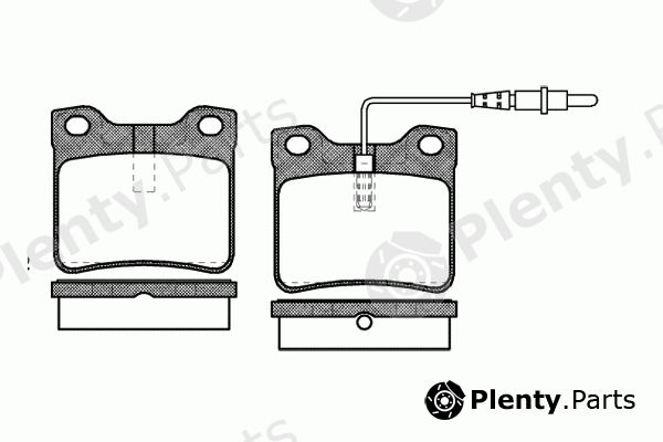  ROADHOUSE part 2321.22 (232122) Brake Pad Set, disc brake