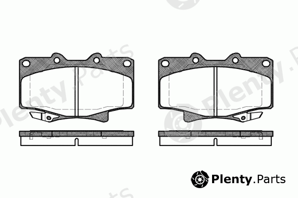  ROADHOUSE part 2429.04 (242904) Brake Pad Set, disc brake