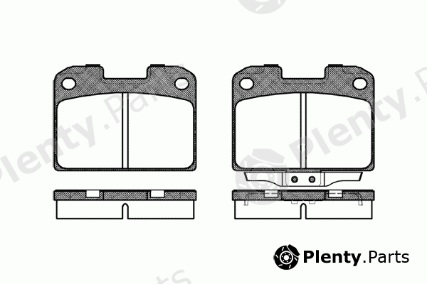  ROADHOUSE part 2476.00 (247600) Brake Pad Set, disc brake