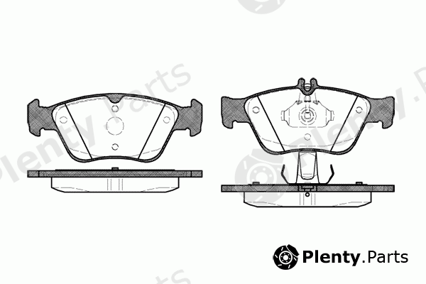  ROADHOUSE part 2586.10 (258610) Brake Pad Set, disc brake