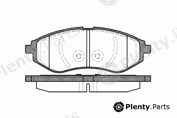  ROADHOUSE part 2986.00 (298600) Brake Pad Set, disc brake