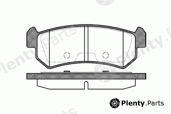  ROADHOUSE part 21048.00 (2104800) Brake Pad Set, disc brake