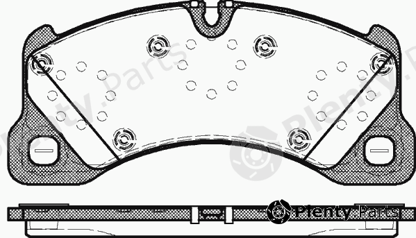  ROADHOUSE part 21345.00 (2134500) Brake Pad Set, disc brake