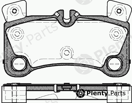  ROADHOUSE part 21346.00 (2134600) Brake Pad Set, disc brake