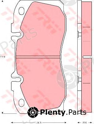  TRW part GDB5068 Brake Pad Set, disc brake