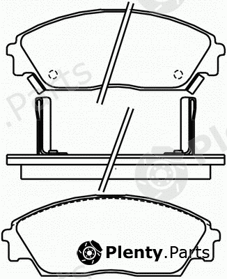  PAGID part T0012 Brake Pad Set, disc brake