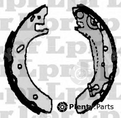  LPR part 07140 Brake Shoe Set