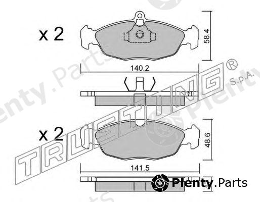  TRUSTING part 079.0 (0790) Brake Pad Set, disc brake
