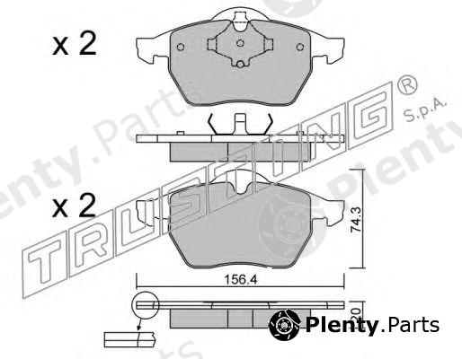  TRUSTING part 188.2 (1882) Brake Pad Set, disc brake