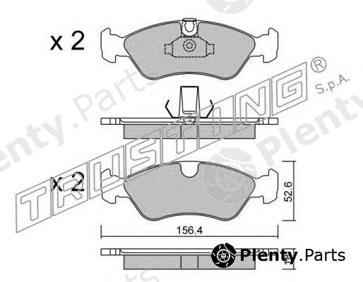  TRUSTING part 217.0 (2170) Brake Pad Set, disc brake
