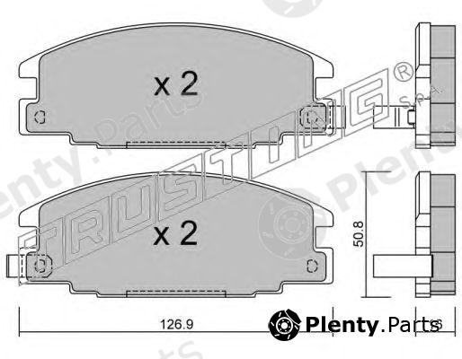  TRUSTING part 253.0 (2530) Brake Pad Set, disc brake