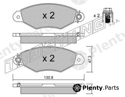  TRUSTING part 262.0 (2620) Brake Pad Set, disc brake