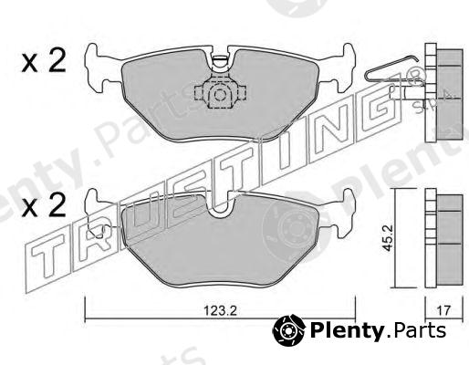  TRUSTING part 270.0 (2700) Brake Pad Set, disc brake