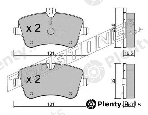  TRUSTING part 351.0 (3510) Brake Pad Set, disc brake