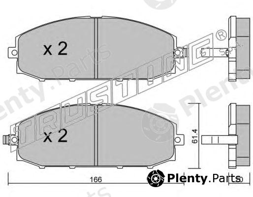  TRUSTING part 422.0 (4220) Brake Pad Set, disc brake