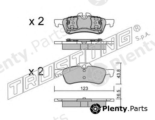  TRUSTING part 572.0 (5720) Brake Pad Set, disc brake