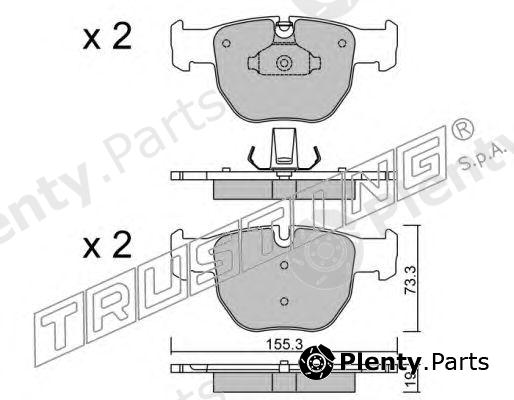  TRUSTING part 614.0 (6140) Brake Shoe Set