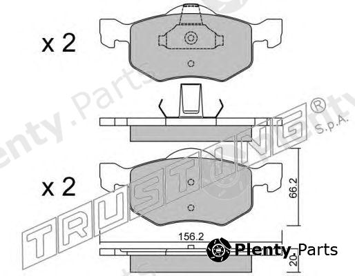  TRUSTING part 625.0 (6250) Brake Shoe Set