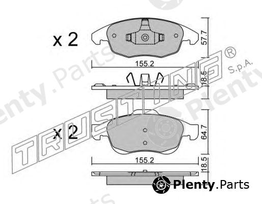  TRUSTING part 816.0 (8160) Brake Pad Set, disc brake