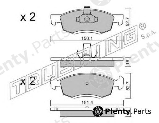  TRUSTING part 818.0 (8180) Brake Pad Set, disc brake
