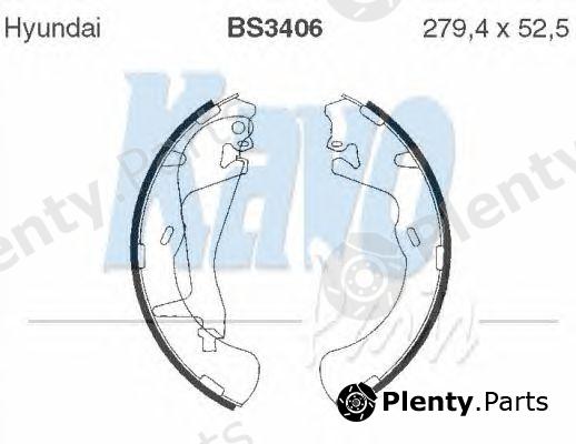  KAVO PARTS part BS-3406 (BS3406) Brake Shoe Set
