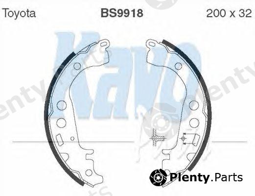  KAVO PARTS part BS-9918 (BS9918) Brake Shoe Set