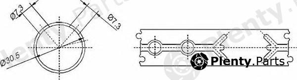  GLYCO part 55-3830SEMI (553830SEMI) Small End Bushes, connecting rod