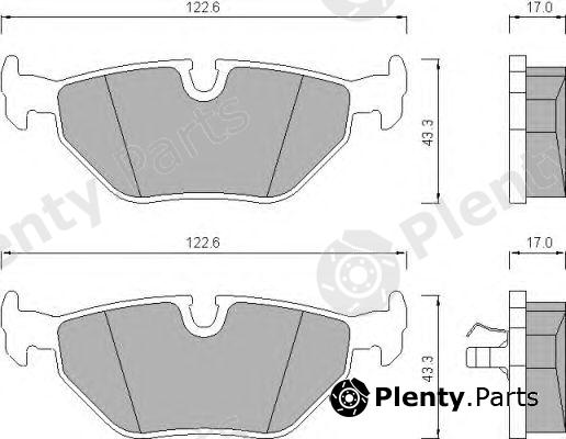  ROULUNDS BRAKING part 476581 Brake Pad Set, disc brake
