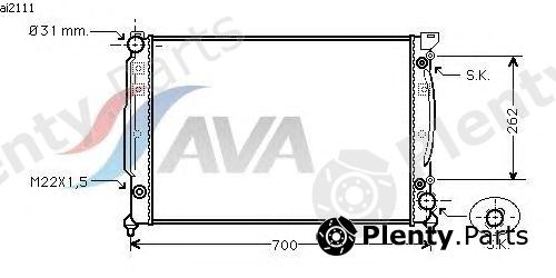  AVA QUALITY COOLING part AI2111 Radiator, engine cooling