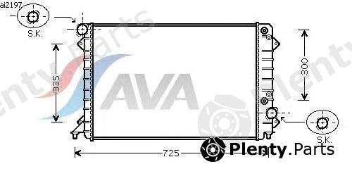  AVA QUALITY COOLING part AI2197 Radiator, engine cooling