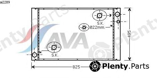  AVA QUALITY COOLING part AI2289 Radiator, engine cooling
