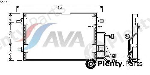  AVA QUALITY COOLING part AI5116 Condenser, air conditioning