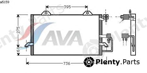  AVA QUALITY COOLING part AI5159 Condenser, air conditioning