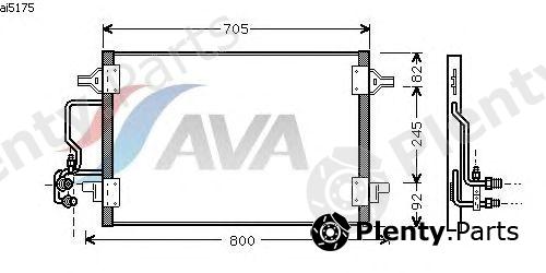  AVA QUALITY COOLING part AI5175 Condenser, air conditioning