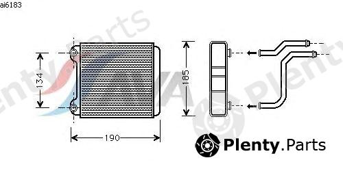  AVA QUALITY COOLING part AI6183 Heat Exchanger, interior heating