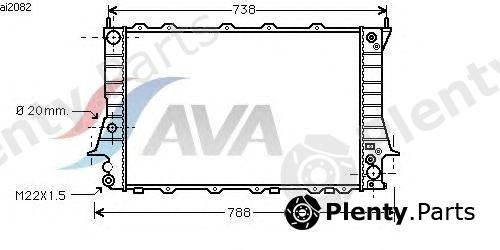  AVA QUALITY COOLING part AIA2082 Radiator, engine cooling